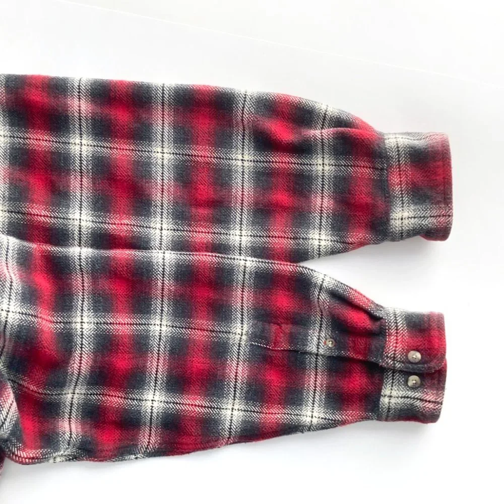 Guide Series Plaid Cotton Flannel Shirt Shacket - Picture 7 of 12